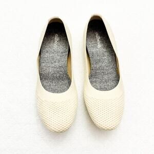 Allbirds Tree Breezer Flats Cream Hush Beige White Mesh Slip On Shoes Casual 6